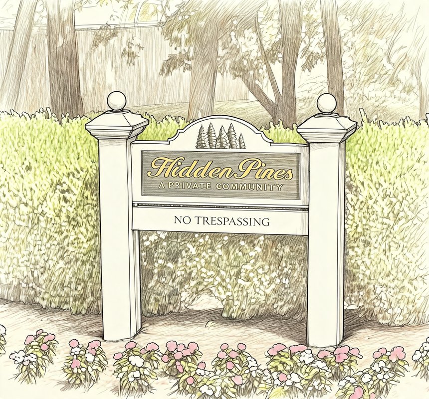 Hidden Pines community