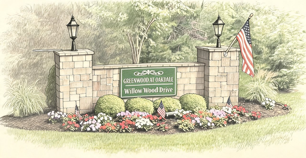 Greenwood at Oakdale Willow Wood Drive community