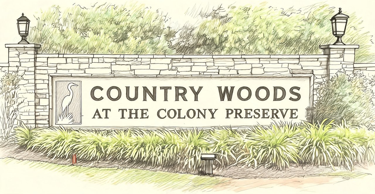Country Woods at Colony Preserve community